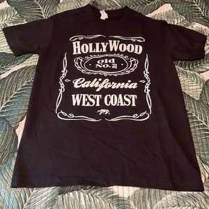 Black Hollywood T-Shirt
